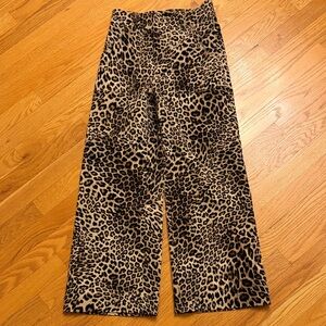Fifteen Twenty Leopard Print Trousers